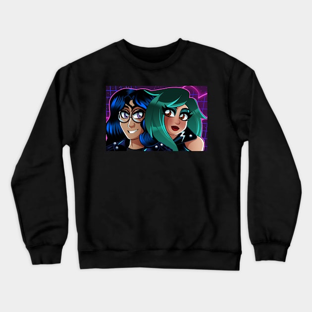 Deimos and Ivy collab couple pic Crewneck Sweatshirt by Helladelic